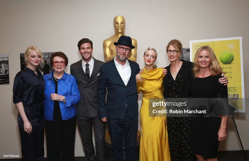 The Academy of Motion Picture Arts & Sciences Hosts an Official Academy Screening of THE BATTLE OF THE SEXES