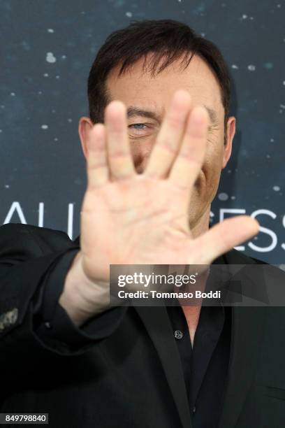 Jason Isaacs attends the premiere of CBS's "Star Trek: Discovery" at The Cinerama Dome on September 19, 2017 in Los Angeles, California.