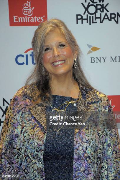 Joan Hornig attends New York Philharmonic 106 All-Stars: Opening Gala concert of New York's Orchestra at David Geffen Hall on September 19, 2017 in...