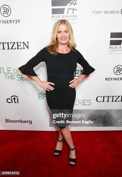 Actress Elisabeth Shue attends the "Battle Of The Sexes" special anniversary screening at SVA Theater on September 19, 2017 in New York City.