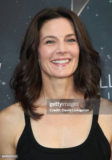 Actress Terry Farrell attends the premiere of CBS's "Star Trek: Discovery" at The Cinerama Dome on September 19, 2017 in Los Angeles, California.