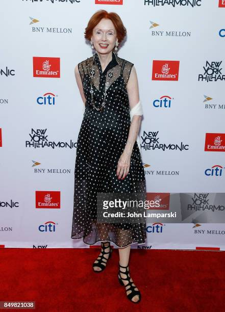 Mary Wallach attends New York Philharmonic 106 All-Stars: opening gala concert of New York's Orchestra at David Geffen Hall on September 19, 2017 in...