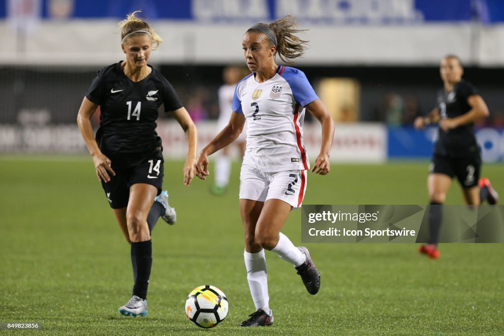 SOCCER: SEP 19 Women's - USA v New Zealand