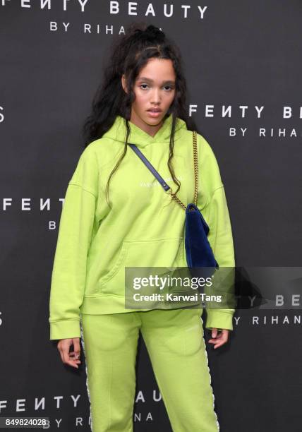 Cassey Chanel attends the 'FENTY Beauty' by Rihanna launch Party at Harvey Nichols Knightsbridge on September 19, 2017 in London, England.