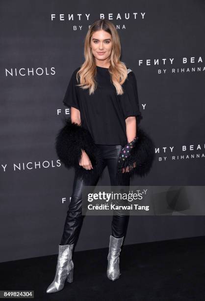 Chloe Lloyd attends the 'FENTY Beauty' by Rihanna launch Party at Harvey Nichols Knightsbridge on September 19, 2017 in London, England.