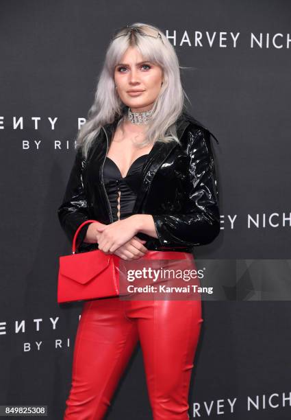 Cassyette attends the 'FENTY Beauty' by Rihanna launch Party at Harvey Nichols Knightsbridge on September 19, 2017 in London, England.