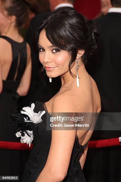 Actress Vanessa Hudgens arrives at the 81st Annual Academy Awards held at Kodak Theatre on February 22, 2009 in Los Angeles, California.