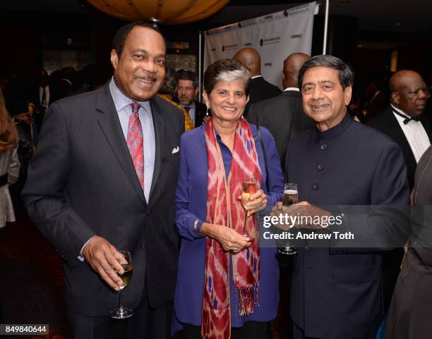 Consultant Bruce Hubbard and guests attend The Africa-America Institute 33rd Annual Awards Gala at Mandarin Oriental New York on September 19, 2017...