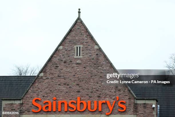General view of a Sainsbury's store in Macclesfield after the chain posted better-than-expected sales figures, after a quarter in which no horsemeat...