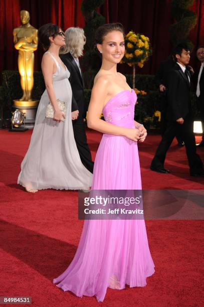 Actress Natalie Portman arrives at the 81st Annual Academy Awards held at The Kodak Theatre on February 22, 2009 in Hollywood, California.