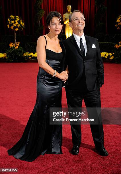 Actress Jo Wilder and actor Joel Grey arrive at the 81st Annual Academy Awards held at Kodak Theatre on February 22, 2009 in Los Angeles, California.