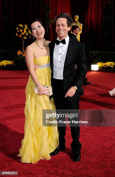 Chau-Giang Thi Nguyen and producer Brian Grazer arrive at the 81st Annual Academy Awards held at Kodak Theatre on February 22, 2009 in Los Angeles,...