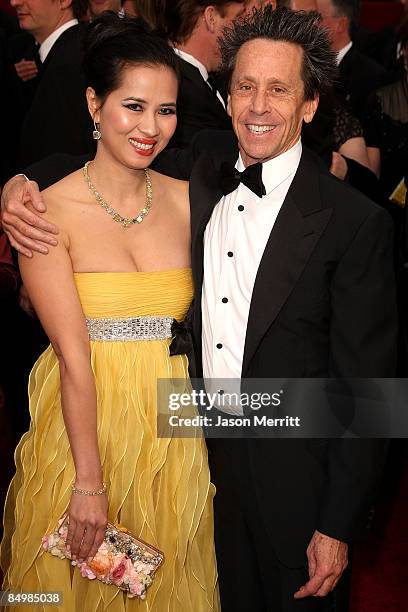 Chau-Giang Thi Nguyen and producer Brian Grazer arrive at the 81st Annual Academy Awards held at Kodak Theatre on February 22, 2009 in Los Angeles,...