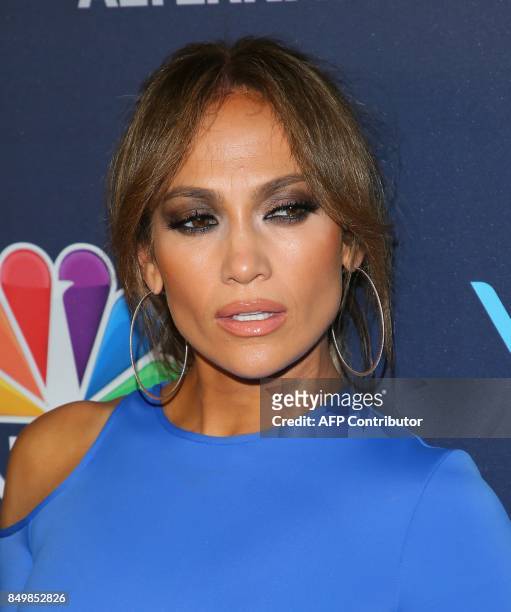 Jennifer Lopez attends the 'World of Dance Celebration', in Los Angeles, California, on September 19, 2017. / AFP PHOTO / JEAN-BAPTISTE LACROIX
