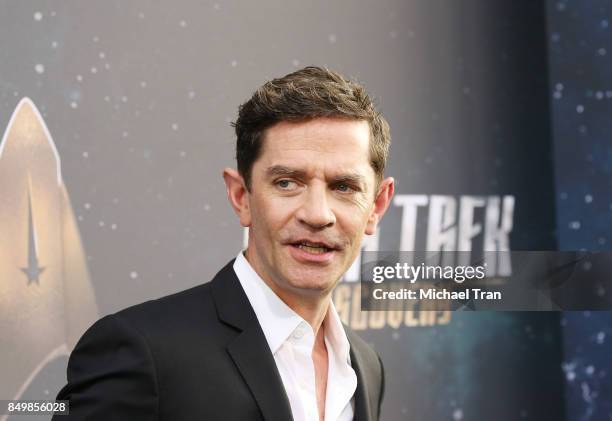 James Frain attends the Los Angeles premiere of CBS's "Star Trek: Discovery" held at The Cinerama Dome on September 19, 2017 in Los Angeles,...