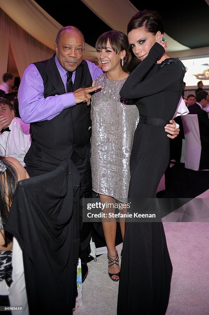 Eltn Rashida Musician Quincy Jones, actress Rashida Jones and Victoria Beckham ...