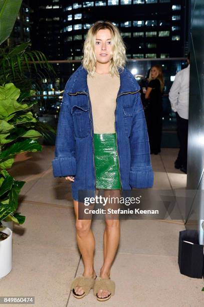 Chloe Norgaard attends Chloe x MOCA Dinner at MOCA Grand Avenue on September 19, 2017 in Los Angeles, California.