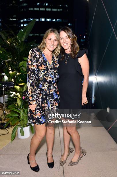 Rory Laurie and Lindsey Kataz attends Chloe x MOCA Dinner at MOCA Grand Avenue on September 19, 2017 in Los Angeles, California.