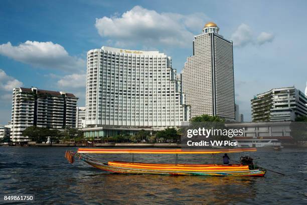 Chao Praya Express Boat Bangkok, Public boat, ferry. Bangkok. Asia.