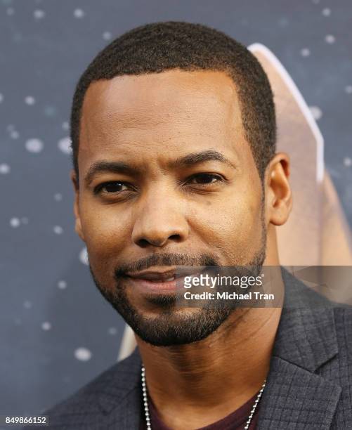Anthony Montgomery attends the Los Angeles premiere of CBS's "Star Trek: Discovery" held at The Cinerama Dome on September 19, 2017 in Los Angeles,...