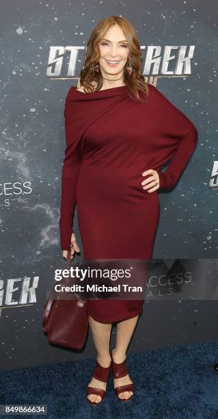 Gates McFadden attends the Los Angeles premiere of CBS's "Star Trek: Discovery" held at The Cinerama Dome on September 19, 2017 in Los Angeles,...