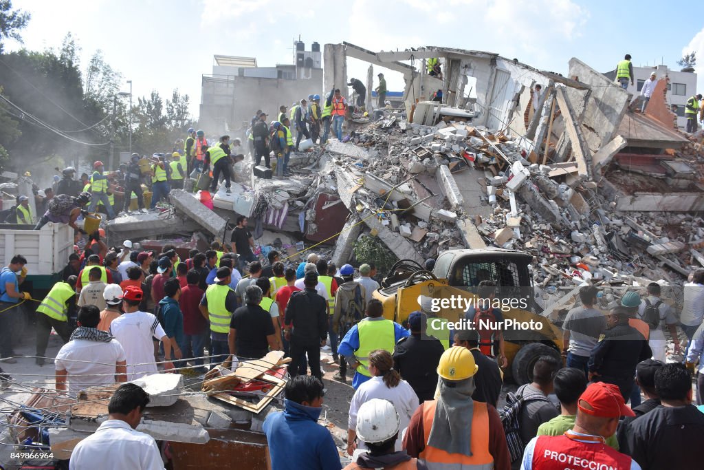 7.1 Earthquake occurred in Mexico City