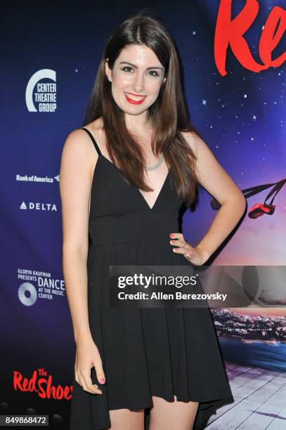 Actress Valerie Lohman attends "The Red Shoes" opening night performance at Ahmanson Theatre on September 19, 2017 in Los Angeles, California.