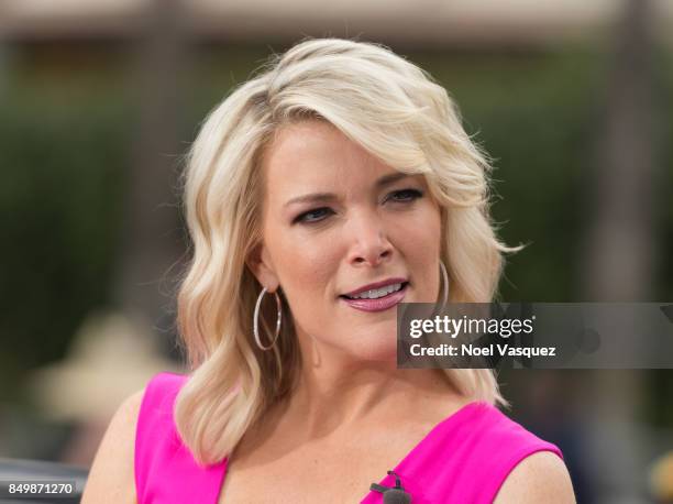 Megyn Kelly visits "Extra" at Universal Studios Hollywood on September 19, 2017 in Universal City, California.