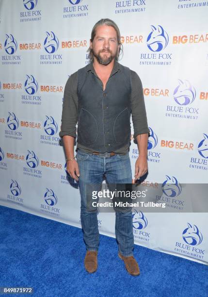 Actor Zachary Nighton attends the premiere of Blue Fox Entertainment's "Big Bear" at The London Hotel on September 19, 2017 in West Hollywood,...