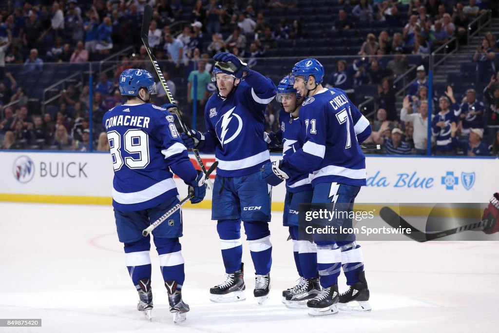 NHL: SEP 19 Preseason - Hurricanes at Lightning