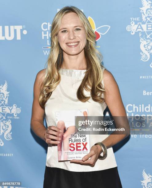 Lauren Brim attends The Abbey Food and Bar's 12th annual Christmas in September Event at The Abbey on September 19, 2017 in West Hollywood,...