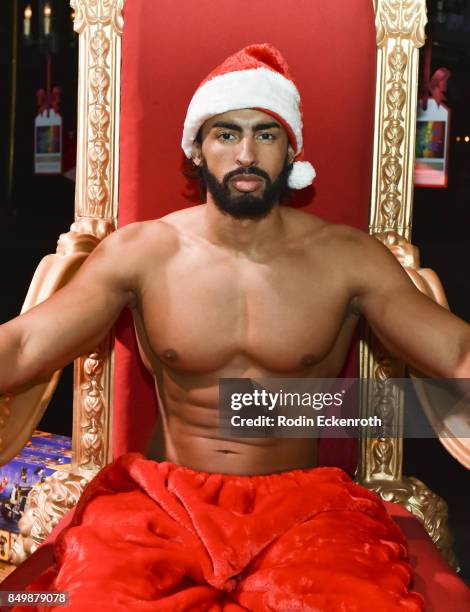 Nabil poses for portrait The Abbey Food and Bar's 12th annual Christmas in September Event at The Abbey on September 19, 2017 in West Hollywood,...