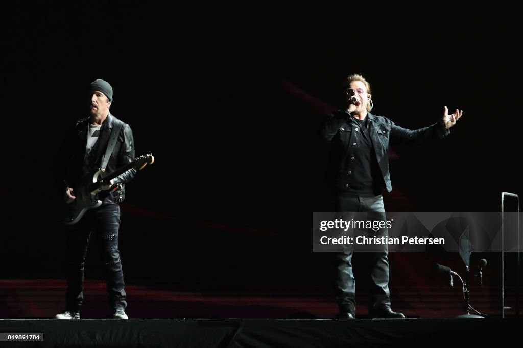U2 Performs At University Of Phoenix Stadium