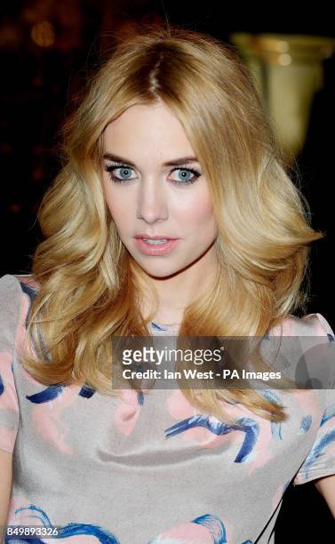 Vanessa Kirby arriving at the Empire Film Awards at the Grosvenor House Hotel in London.