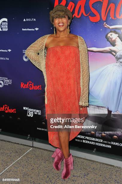 Actress Paula Newsome attends "The Red Shoes" opening night performance at Ahmanson Theatre on September 19, 2017 in Los Angeles, California.