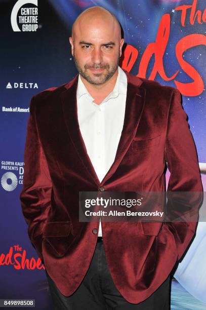 Actor Dominic Pace attends "The Red Shoes" opening night performance at Ahmanson Theatre on September 19, 2017 in Los Angeles, California.