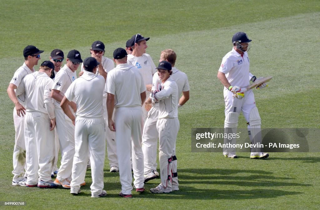 Cricket - Third Test - New Zealand v England - Day Five - Eden Park