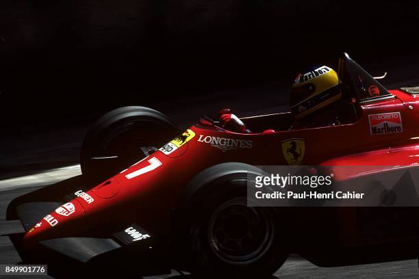 Michele Alboreto, Ferrari 126C4, Grand Prix of Monaco, Circuit de Monaco, Monaco, June 3, 1984.
