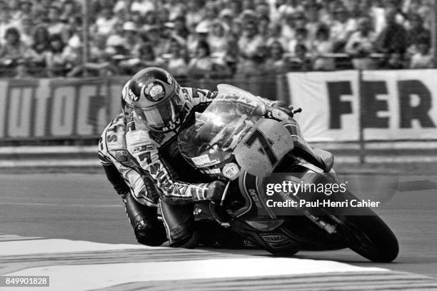 Barry Sheene, Kenny Roberts, Suzuki 500cc, Yamaha 500cc, Grand Prix of Great Britain, Silverstone Circuit, Silverstone, England, August 12, 1979....