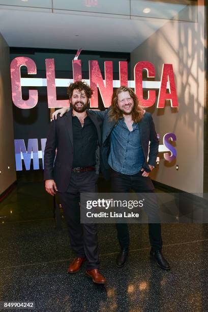 Joe Bender, Director of Photography and Director Maxim Pozdorovkin attend HBO "Clinica De Migrantes" screening at The Franklin Institute Science...