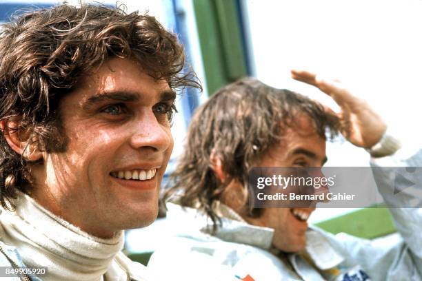 Francois Cevert, Jackie Stewart, Grand Prix of Germany, Nurburgring, Nurburg, Germany, August 1, 1971.
