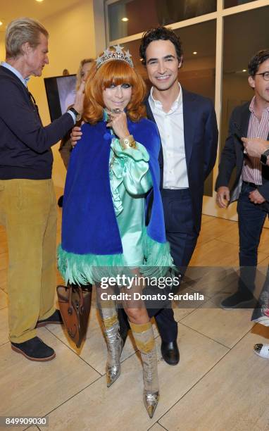 Linda Ramone and Zac Posen at Brooks Brothers and Vogue with Lisa Love And Zac Posen Host A Special Screening Event For "House of Z", The Zac Posen...