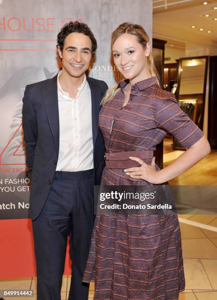 Zac Posen and Alisha Marie at Brooks Brothers and Vogue with Lisa Love And Zac Posen Host A Special Screening Event For "House of Z", The Zac Posen...