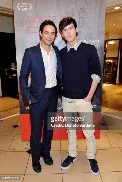Zac Posen and Aidan J. Alexander at Brooks Brothers and Vogue with Lisa Love And Zac Posen Host A Special Screening Event For "House of Z", The Zac...