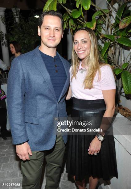 Matt McGorry and Brooks Brothers' Dana Schiller at Brooks Brothers and Vogue with Lisa Love And Zac Posen Host A Special Screening Event For "House...