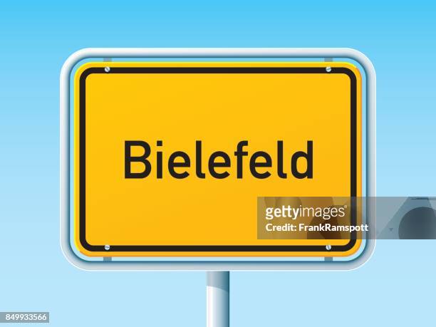 比勒費爾德德國城市道路標誌 - bielefeld 幅插畫檔、美工圖案、卡通及圖標
