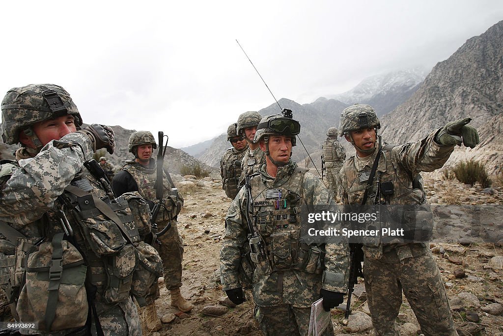 US Army Patrols In Afghanistan's Restive Nuristan Province
