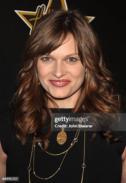 Actress Vinessa Shaw arrives at the Bally and Vanity Fair Hollywood Domino Game Night benefiting The Art of Elysium held at Andaz on February 20,...