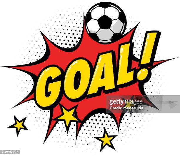 goal sign - soccer competition stock illustrations