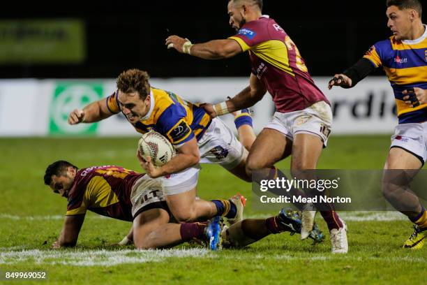 Joe Webber of the Steamers during the round six Mitre 10 Cup match between Bay of Plenty and Southland at Rotorua International Stadium on September...